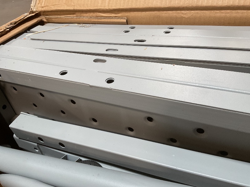 Photo 1 of **minor rust**Heavy Duty Wheelchair Ramp with Handrails, 10' x 36" Semi-Permanent Mobility Access Ramp for Steps & Doorways – 850 lb Capacity, Anti-Slip Surface, 3-Height Adjustable Legs, Reflective Safety Strips