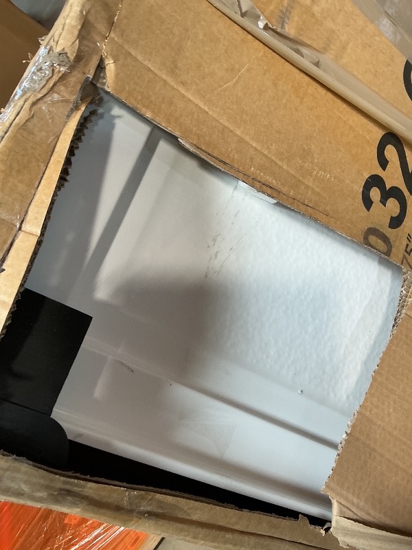 Photo 1 of *** MINOR SCRATCHES ***GETPRO Shower Pan Base 60 in. L x 32 in. W Center Drain Single Threshold Shower Pan With Non-Slip Textured Surface, White Acrylic Shower Floor Base for Bathroom with Drain and White Cover Included