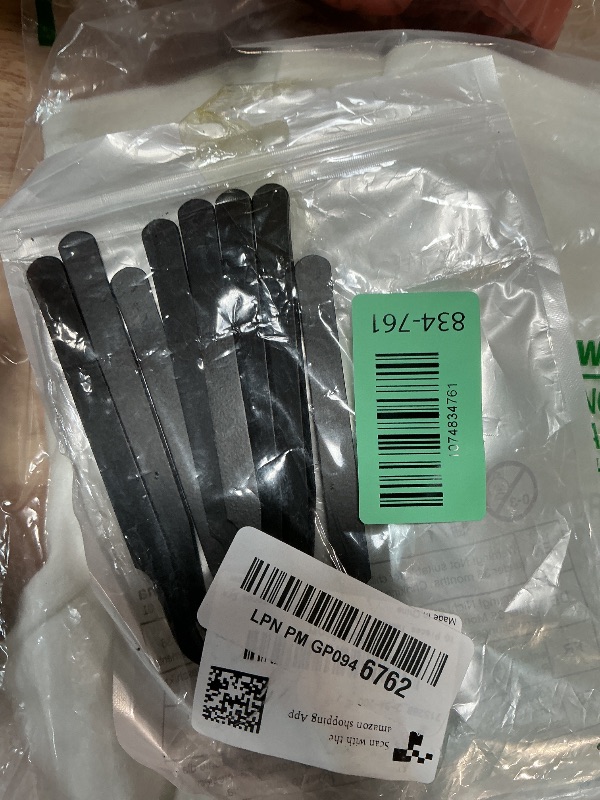 Photo 1 of 10 Pieces Tweezers for Crafting Stainless Steel Curved Pointed Tweezers Precision Sticker Tweezer with Protective Cover for Eyelash Extensions Stickers Rhinestones Crafts (Black)