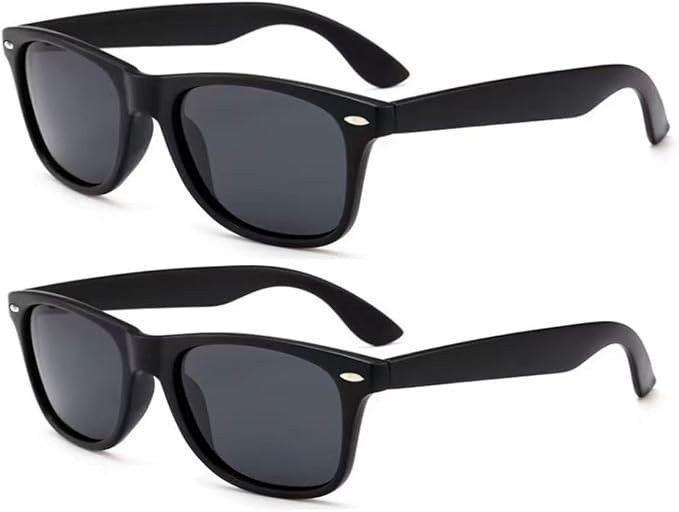 Photo 1 of 2 PACK Luniks Correction Glasses, Vision Correction Astigmatism Glasses for vision improvement Unisex-(BLACK-MAU32)