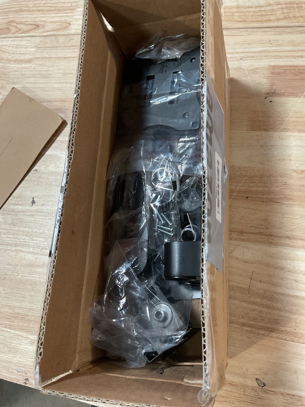 Photo 1 of ***MISSING VESA PLATE***Dual Monitor Wall Mount for 17-32 inch Flat/Curved Computer Screens, Full Motion Aviation-Grade Aluminum Gas Spring Arm Each Holds Up to 19.8lbs, VESA 75/100 mm, Black