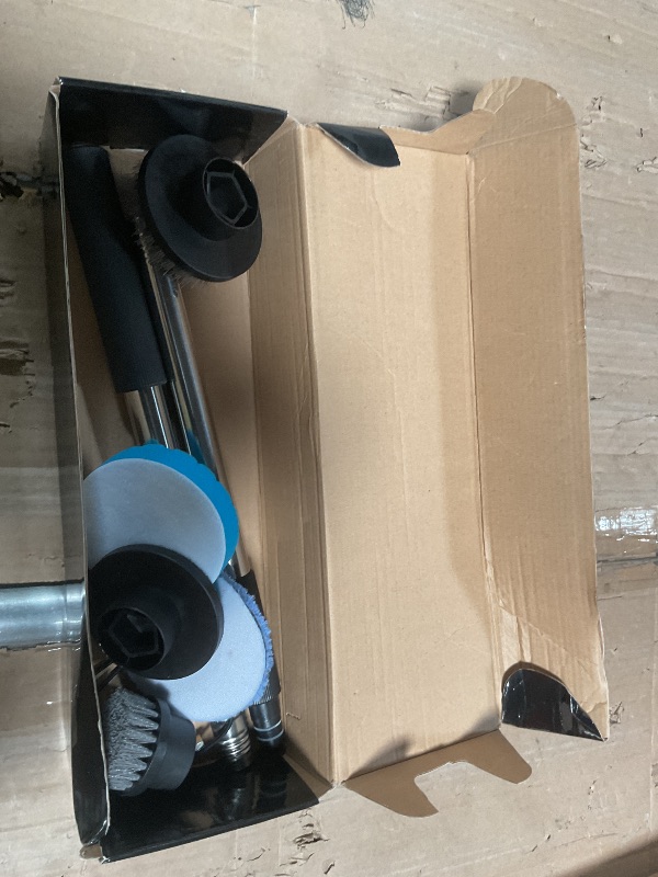 Photo 1 of ***PARTS ONLY***NON FUNCTIONAL***
Leebein Electric Spin Scrubber, Cordless Cleaning Brush for Bathroom Shower Tub, IPX7 Waterproof Power Scrubber with 7 Brush Heads, Extendable Long Handle and 2 Speeds Scrubber for Bathtub Floor
