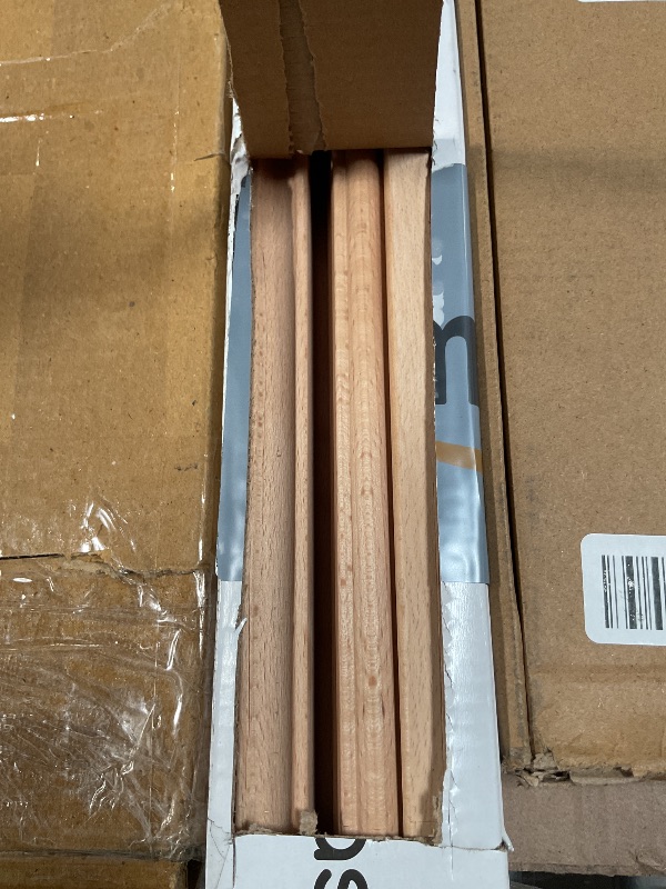 Photo 1 of ***MISSING HARDWARE***MEEDEN Wood Easel Stand for Display: Wooden Display Tripod Stand for Posters Pictures Paintings - Wedding Decor Holder for Welcome Sign