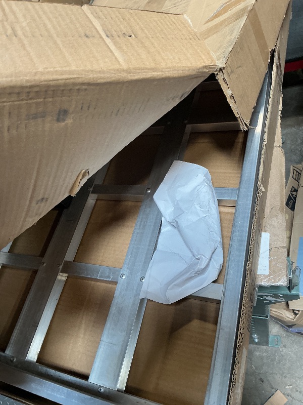 Photo 1 of ***FOR PARTS ONLY/ DAMAGED (BROKEN ) & MISSING ASSEMBLY PIECES*** MaxxHaul 70108 Aluminum Cargo Carrier With High Side Rails- Trailer Hitch Mount For RV's, Trucks, SUV's, Vans, Cars With 2" Hitch Receiver - 500-lb Load Capacity, Grey, 49" x 22.5"