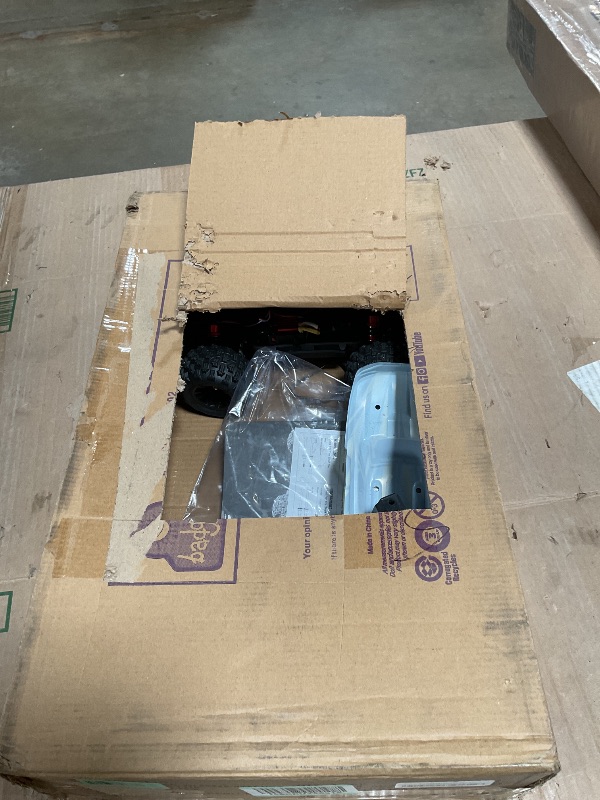 Photo 1 of ***PARTS ONLY***NON FUNCTIONAL***HYPER GO H16BM 1/16 RTR Brushless High Speed Electric 4X4 Off-Road Fast RC Car, Max 42mph, RC Truck, Remote Control, 2 Lipo Batteries for Adult, Compatible with 3S Lipo