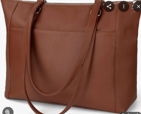 Photo 1 of **STYLE MAY DIFFER FROM STOCK PHOTO FOR REFERNCE** Befen Bags | 7978 Leather Tote Bag For Work, Brown Large Tote Purse, Large Soft Leather | Color: Brown | Size: Large | Rachellsw's Closet
