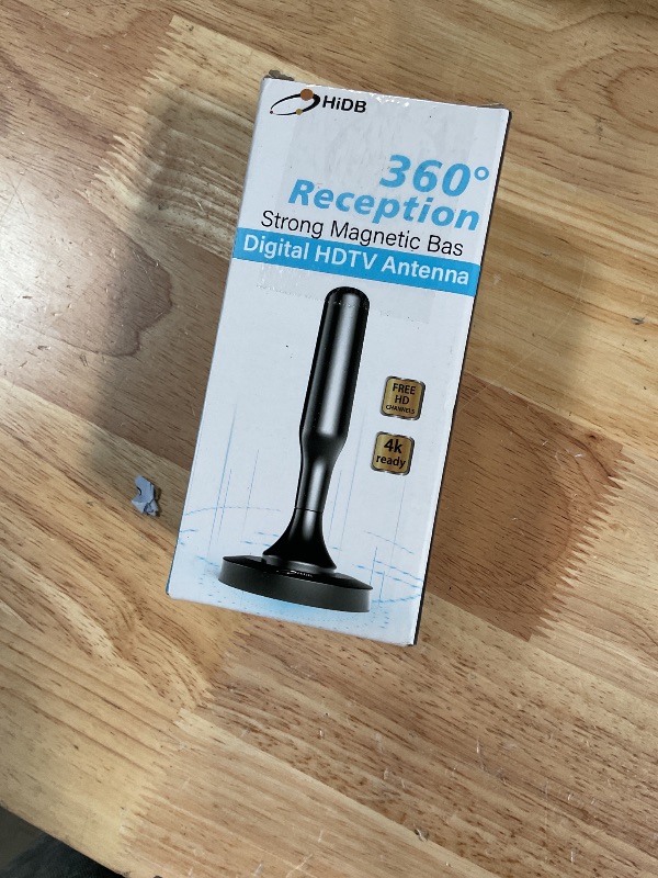 Photo 1 of **FOR PARTS ONLY/ NON- FUNCTIONAL*** HIDB TV Antenna for Smart TV Indoor, Digital Indoor TV Antenna for Local Channels with Strong Magnetic Base, Easy Installation, Long Range Reception, 4K HD 1080P, 10ft Cables