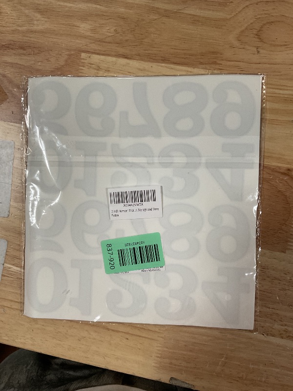 Photo 1 of 2 Inch Number Stickers for Mailbox, Black Waterproof Number Stickers for Organizing, Lockers, Sign, Note, Bins, Storage and More