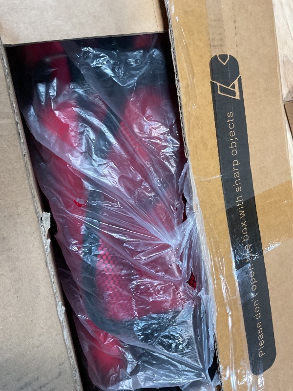 Photo 1 of ***MISSING WHEELS***OSONG Collapsible Wagon Cart with Wheels Foldable - Folding Utility Heavy Duty Wagons Carts for Grocery Sports Garden Shopping Camping Wheelbarrows (Burgundy, 150L)