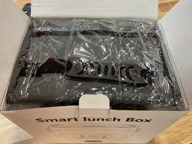 Photo 1 of **INNER STAINLESS STEEL CONTAINER HEAVILY SCRATCHED*** Ama pear Heated Lunch Box for Men, Electric Lunch Box for Adults, 6.3 Cup Portable Food Warmer, 24000mAh Rechargeable Self Heating Food Heater for Truck Driver Traveler Office Worker