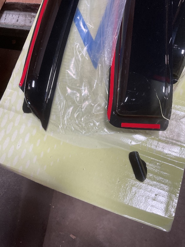 Photo 1 of **BROKEN ENDS**Auto Ventshade [AVS] in-Channel Rain Guards for 2007-2014 Cadillac Escalade, Standard Model | Window Vent Visors, 4 pcs. - Smoke | 194415