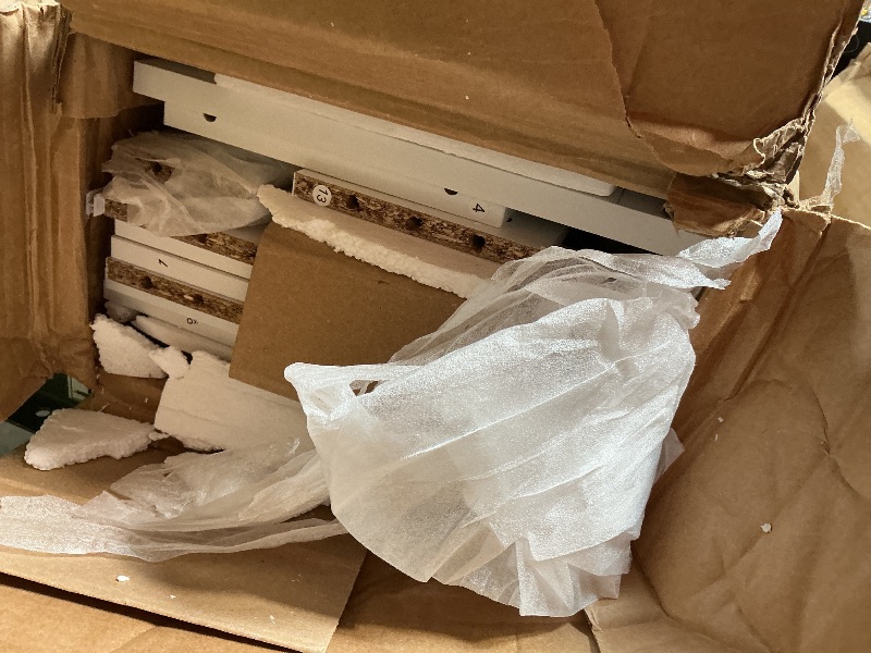 Photo 1 of ***CRACKED PIECES***RRX Over The Toilet Storage Cabinet, Bathroom Above Organizer (Pure White)