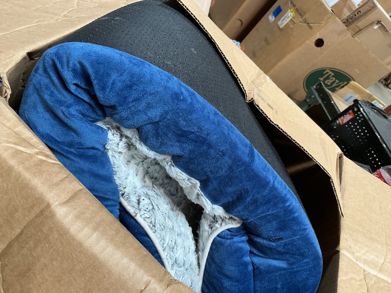 Photo 1 of ***CHECK NELLIS PHOTO FOR DESIGN***Tidore Orthopedic Dog Bed Medium Size Dog, Durable Egg Crate Foam Sofa Dog Bed with Washable Removable Cover, Waterproof Lining, Pet Beds for Medium Dogs, Navy
