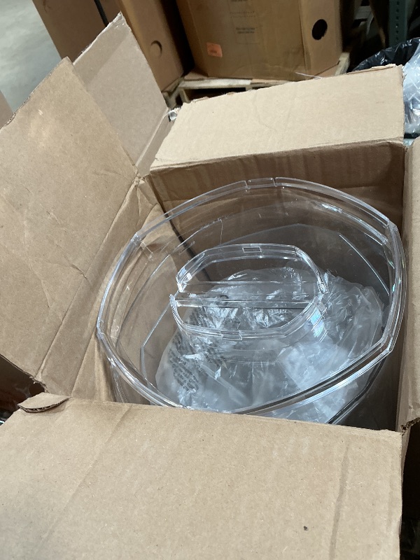Photo 1 of ***PARTS ONLY***NON FUNCTIONAL***CreativeWare Bark Beverage Dispenser, 2.5 Gallon, Clear, (Pack of 1)