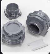 Photo 1 of 3 Inch PVC Bulkhead Fitting, Water Tank Connector, Plumbing Pipe Fitting for Rain Barrels, Aquariums, Tubs & Swimming Pools