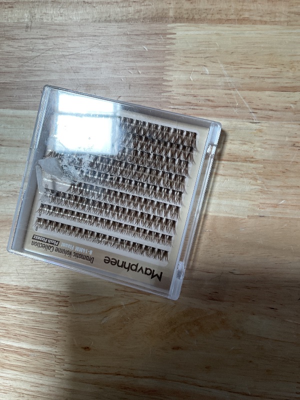 Photo 1 of **MISSING SOME CLUSTERS*** Flaunt Lash Clusters Brown Eyelash Clusters 8-14MM Short Wispy Clutser Eyelash Extensions Natural Individual Lashes Extensions CC Curve Lashes Clusters Dark Brown Cluster Lashes 99 Pcs DIY Lash Pack