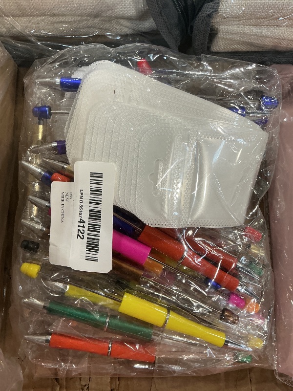 Photo 1 of 108 Pieces DIY Beadable Pen Bulk Kit – 36PCS Ballpoint Pens with Refills & Bags – Beaded Pens for DIY Crafting (Beads Not Included) – Beads Pens, Pen Making Kit, Teacher Accessories (Colorful)
