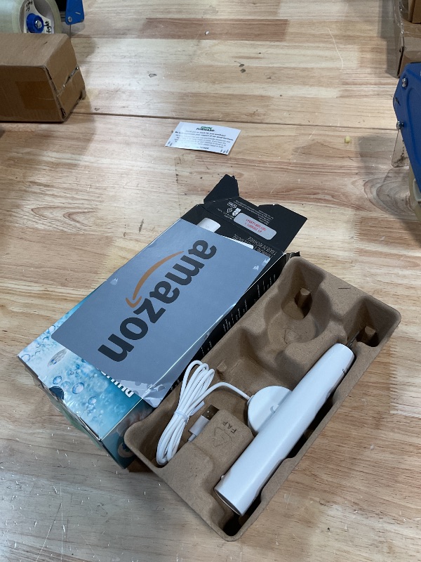 Photo 1 of ** MISSING BRUSH HEAD**. Philips Sonicare 4100 Series Electric Toothbrush - Sonic Toothbrush with Advanced Sonic Technology, Pressure Sensor, Two Intensity Settings, Smartimer & Quadpacer, White, Model HX3681/23