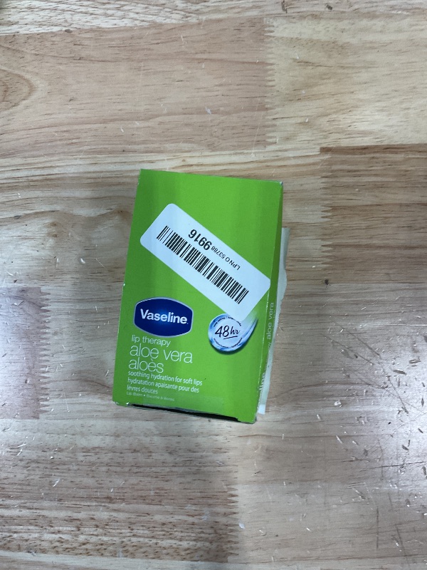 Photo 1 of **MISSING MAJORITY OF PACK **** Vaseline Lip w/o Backer Card Aloe - 12 pack box