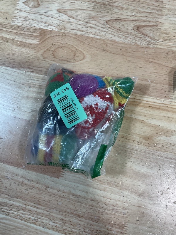 Photo 1 of ***MAJORITY OF BAGS MISSING BEADS FOR INSIDE*** Chronelithica Hacky Footbag Sack Set,Soft Kick Sack Balls for Adults & Beginners,Durable Juggling & Outdoor Game,Portable Fun for Beach, Camping, Backyard & Summer Party
