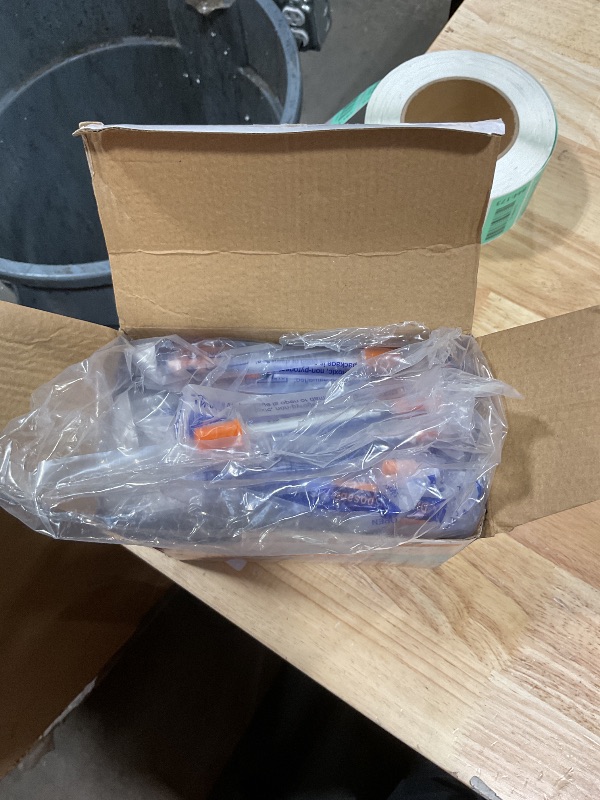 Photo 1 of 1ML Syringe 31G 1/2 Inch 12.7mm, Lab Syringes Individually Wrapped, Pack of 100