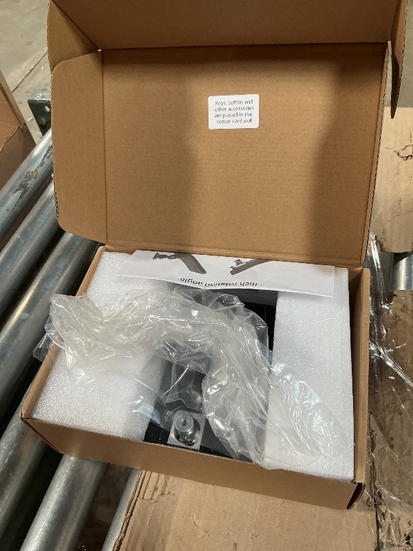Photo 1 of **MISSING KEY*** WeSTRUGGLE On Wall Mount Bracket for iPad 9.7"(6th,5th,Gen.), 9.7" Air1& 2, 9.7" Pro, Excluding iPad 9.7"(1th,2th,3th,4th,Gen.),Anti Theft Lock, Rotate Design Arbitrary,Multi Angle, Metal,(Black)