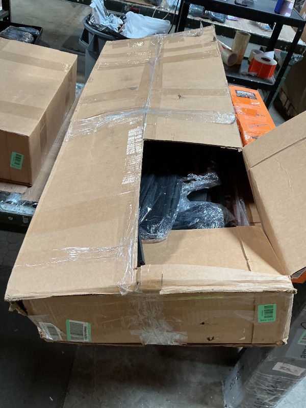 Photo 1 of **FOR PARTS ONLY /MISSING ASSEMBLY PIECES & HARDWARE*** WLIVE 6 Drawer Dresser for Bedroom Large, Fabric Wide Dresser TV Stand for 50, 55, 60 inch TV, Big Long Chest of Drawers with Deep Drawer for Closet, Bedroom, Living Room, Hallway, Rustic Brown