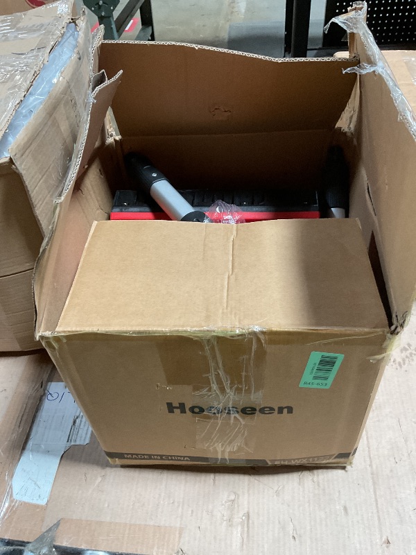 Photo 1 of **RECOMENDED FOR PARTS / MISSING ASSEMBLY PIECES*** Cordless Snow Shovel, 21V Electric Cordless Snow Blower with Battery and Charger, 19FT Throw Distance, Lightweight 9.9lb for Driveway, Steps, Patio, Sidewalk(Red)