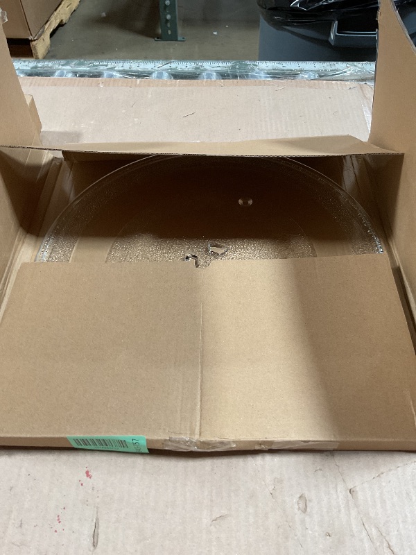 Photo 1 of 13.5" Microwave Glass Turntable Plate Fit for GE Hotpoint Microwave Glass Plate - Replace Microwave Glass Tray # WB39X10032 JVM3160DF1BB JVM3160DF1CC JVM3160DF1WW - BY AMI PARTS