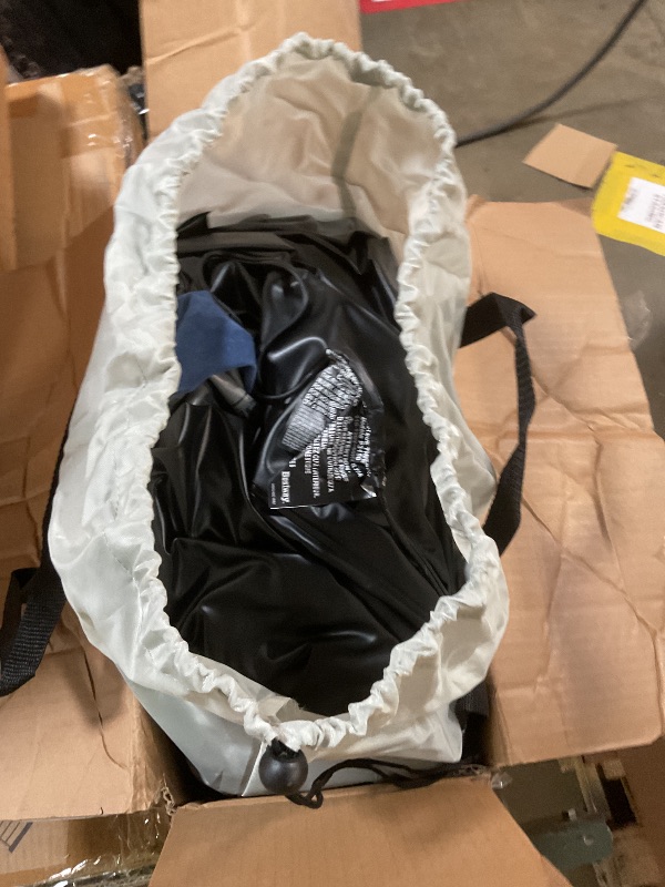 View 2 of **POSSIBLY FOR PARTS / DAMAGED *** iDOO Queen Air Mattress with Built in Pump, Raised Comfort Inflatable Blow up Mattress, Upgraded Support Structure Portable Air Bed for Camping, Guests and Home, Colchon Inflable, 650lbs Max