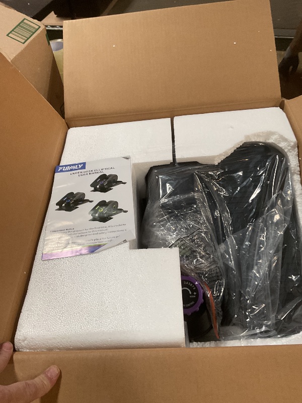 Photo 1 of ***NOT FOR STANDING****FUNMILY Under Desk Elliptical, Under Desk Bike Pedal Exerciser, Fully Assembled Leg Exerciser 2 in 1 Seated Elliptical, Ultra-Quiet Mini Elliptical Machines for Home Office Use (Green)