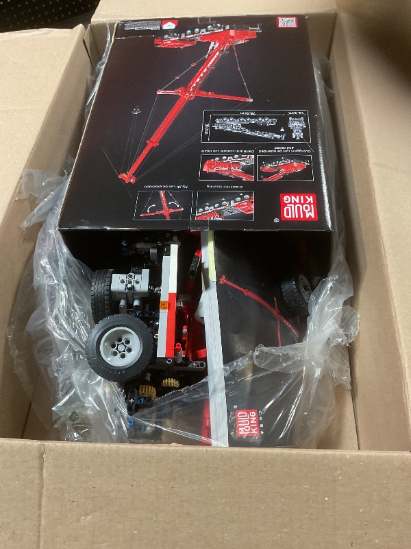 Photo 1 of ***USED***PARTS ONLY***
Mould King 17065 Crane Building Block Set - RC Crane Model Kit Construction Vehicle Toys for Adult, Construction Vehicle Model Gift Toys for Teens (4,566 Pieces)