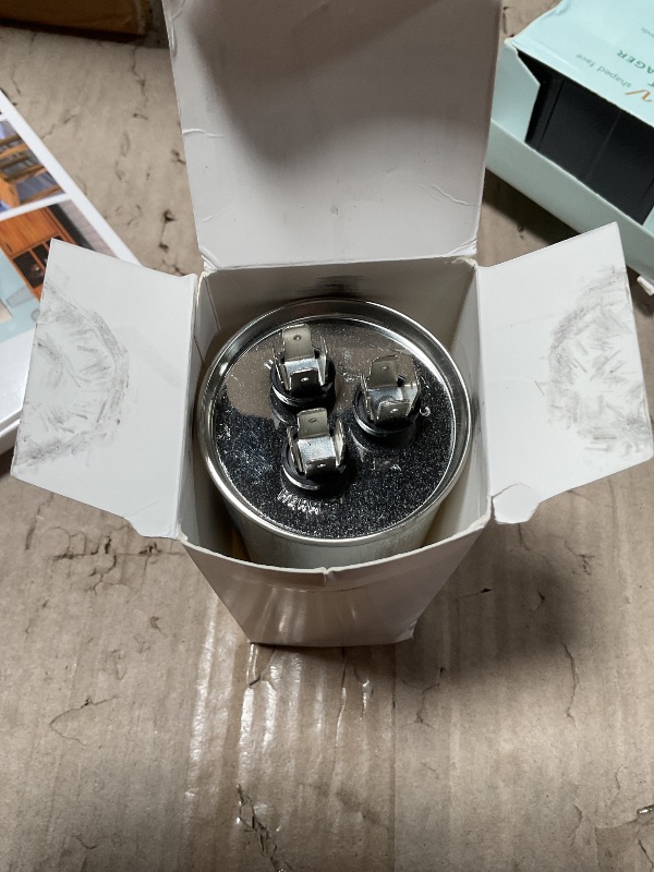 Photo 1 of [UL Listed] BlueStars 70+10 uF 70/10 MFD ±5% 370V/440VAC Dual Run Start Capacitor Air Conditioner CBB65 50/60Hz, 10000AFC - for AC Unit Fan Motor Start or Heat Pump or Condenser Straight Cool