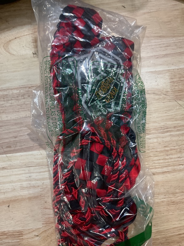Photo 1 of **red and black***Hotop 2026 Graduation Leis Class of 2026 Grad Ribbon Money Lei Handmade Double Braided Necklace for Graduation Gifts Supplies 