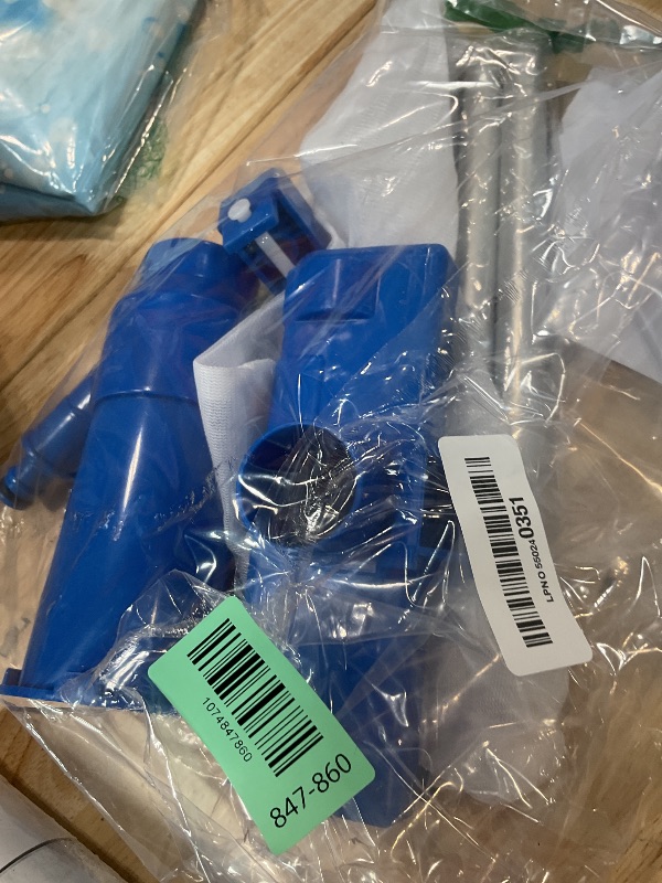 Photo 1 of ***MISSING PARTS***
Pool Cleaner Vacuum, Pool Vacuum for Above Ground Pool with 3 Scrub Brushes, Nylon Mesh Net - Above Ground Pool Vacuum for Swimming Pool, Spa, Fountain, Pond, Hot Tub, Navy Blue