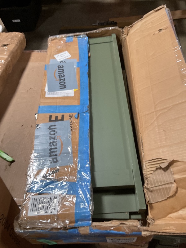 Photo 1 of ***PARTS ONLY***NON FUNCTIONAL***VASAGLE Bathroom Floor Storage Cabinet, Bathroom Storage Unit with 2 Adjustable Shelves, Bathroom Cabinet Freestanding, 30 x 60 x 80 cm, Forest Green UBCB060C01V1