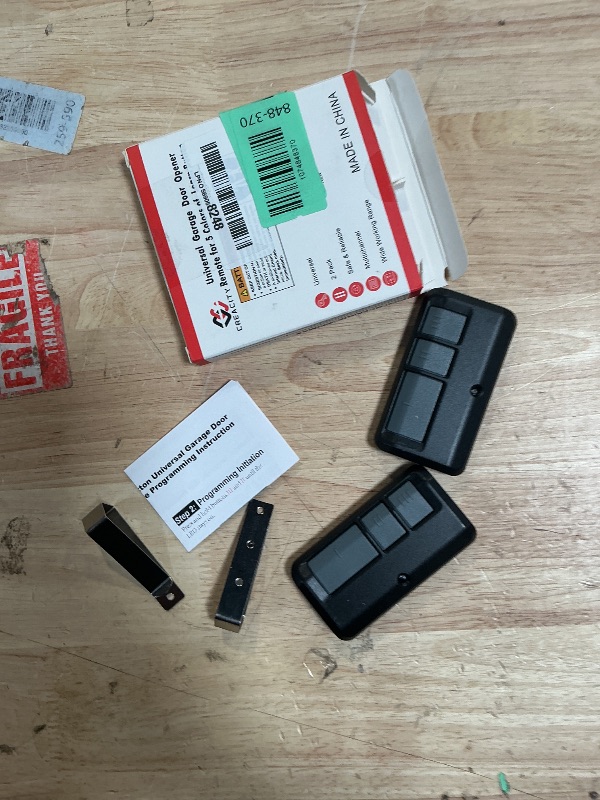 Photo 1 of 2X for LiftMaster Chamberlain Craftsman Universal Garage Door Opener Remote Replacement, 893LM 893Max 891LM 371LM 373LM 971LM 973LM, 5 Learn Buttons, 1993-Present