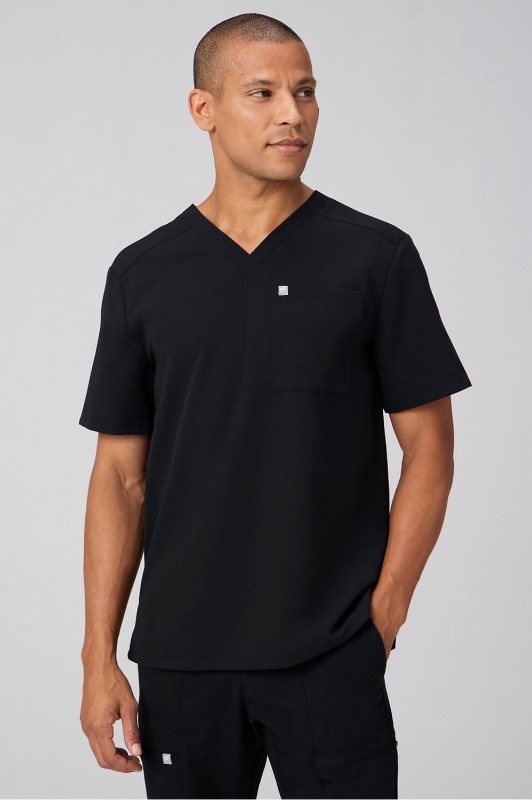 Photo 1 of ** color is gray **Helix 1-Pocket Scrub Top