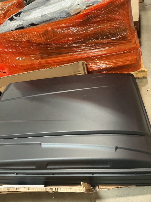 Photo 1 of **RUBBER PIECE ON THE BASE THAT TOUCHES CAR TOP IS SLIGHLTY DAMAGED** Sanhima Rooftop Tent Hard Shell - Jervis Overland Aluminium ABS Roof Top Tent w/Stargaze Window & LED Strip Light, Spacious Interior Space 83"x61"x41" for Car SUV Truck Camping (Gray)
