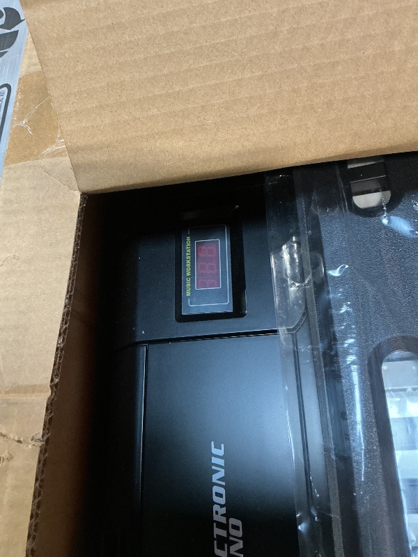 Photo 1 of ***FOR PARTS ONLY/ HAS A HOLE & WIRES ARE CUT**** Weighted Piano 88-Key Digital Piano, Full-Size Electric Piano Keyboard with Hammer Action, Sustain Pedal, MP3 Function Dual 15W Speaker, Supports USB-MIDI/Wireless Connect