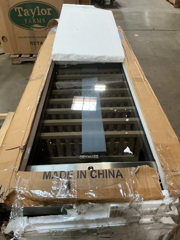 Photo 1 of ***LIGHTING DOES NOT WORK ***ORYMUSE Freestanding 180 Bottle Wine Fridge - 24" Built-in Cooler with Upgraded Compressor Cooling and Intelligent Temperature Memory, Large Capacity Refrigerator