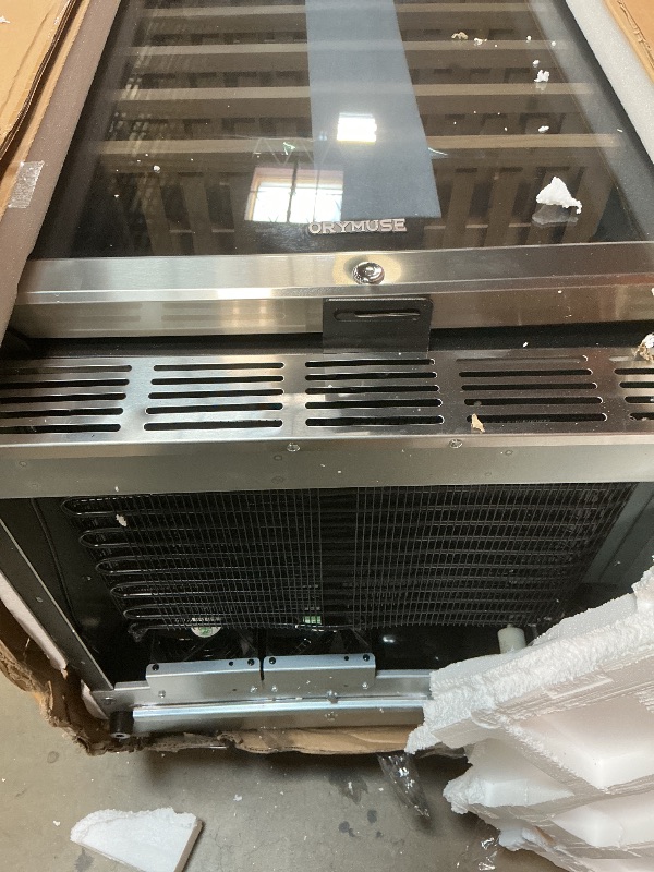 Photo 1 of ***LIGHTING DOES NOT WORK ***ORYMUSE Freestanding 180 Bottle Wine Fridge - 24" Built-in Cooler with Upgraded Compressor Cooling and Intelligent Temperature Memory, Large Capacity Refrigerator