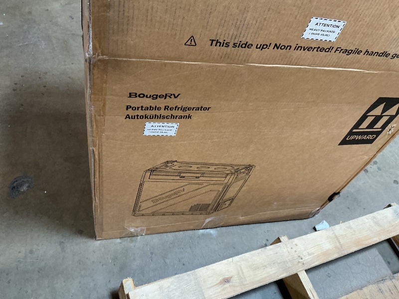 View 6 of **FOR PARTS ONLY HAS COMPRESSOR ERROR*** BougeRV 75 Quart Rocky V3.0 12 Volt Portable Refrigerator with 240Wh Battery, Dual Zone Car Fridge Freezer, APP Control, Compressor Cooler for Overlanding, Camping, Travel, RV, Truck(2026 New Model)