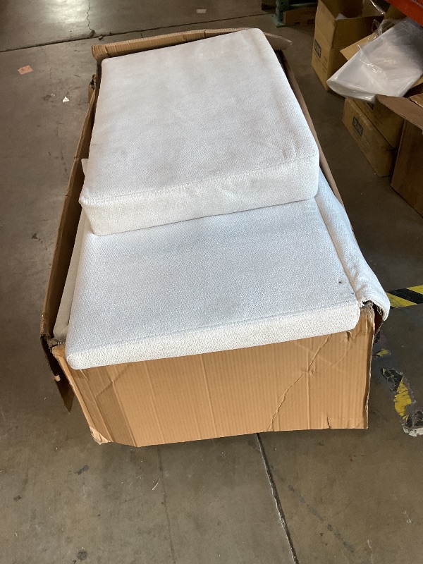 Photo 1 of ** MINOR HOLE. SELLING AS PARTIAL SET. ONE OF TWO BOXES**81.5" Convertible L Shaped Sleeper Sofa Bed