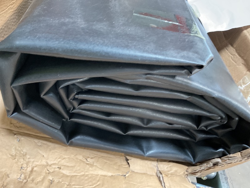Photo 1 of **scrapes/dirt**PAMAZY [Premium] 45 Mil LDPE Pond Liner with Seam Tape, Pond Lining for Fish Pond, Performed Garden Ponds, Large Pond Liner for Fishpond, Koi Pond, Waterfall, Streams (19.7 x 26.2FT)