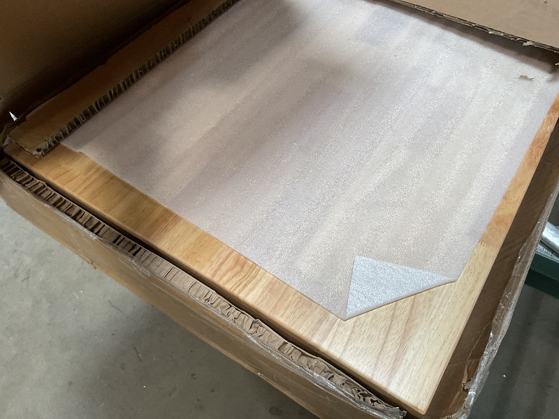 Photo 1 of ****RECOMENDED FOR PARTS / HAS DAMAGES ( BENT /DENTED TABLE LEGS/ TABLE TOP EDGES DAMAGED**** VEVOR Workbench for Garage 72" Adjustable Workbench, Heavy-Duty Hardwood Worktable with Universal Wheels, 3000 LBS Load Capacity, with Power Outlets, for Worksho