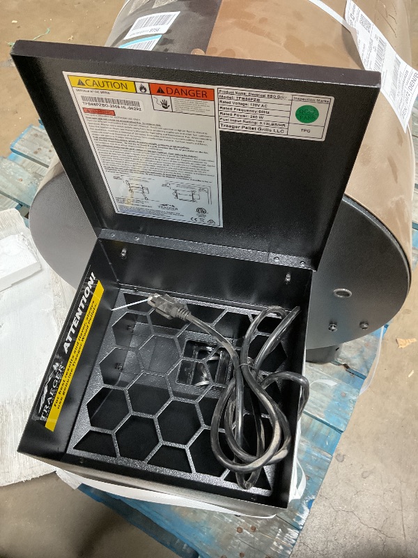 Photo 1 of **MISSING ASSEMBLY HARDWARE/ UNKNOWN OTHER MISSING PIECES*** Traeger Grills Pro 34 Electric Wood Pellet Grill and Smoker, Bronze, 884 Square Inches Cook Area, 450 Degree Max Temperature, Meat Probe, 6 in 1 BBQ Grill