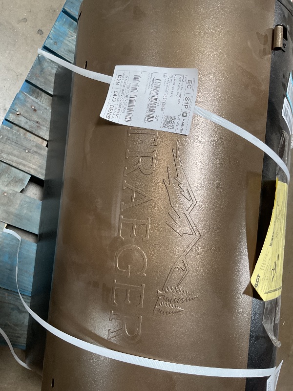 Photo 1 of **MISSING ASSEMBLY HARDWARE/ UNKNOWN OTHER MISSING PIECES*** Traeger Grills Pro 34 Electric Wood Pellet Grill and Smoker, Bronze, 884 Square Inches Cook Area, 450 Degree Max Temperature, Meat Probe, 6 in 1 BBQ Grill
