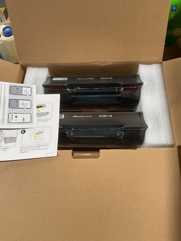 Photo 1 of 138A Black Laserjet Toner Cartridge Compatible Replacement for HP 138A Black Toner W1380A 138X W1380X to Use with HP Laserjet Pro MFP 3101fdw Toner, Pro 3001dw 3001fdw Printer (2-Pack, with Chip)
