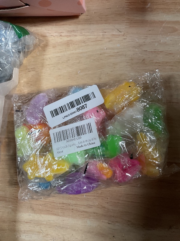 Photo 1 of ****PARTIAL SET/ MISSING PIECES*** 30PCS Mochi Squishy Toys, Mini Kawaii Dinosaur Squishies Soft Fidget Toys Stress Squeeze Toys Party Bags Filler for Boys Girls Birthday Gifts